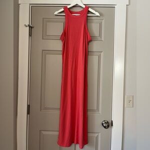 LOFT Lou & Grey Pink Tank Midi Dress